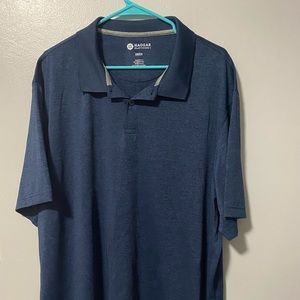 2XL Haggar golf blue polo